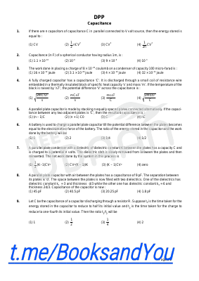 DPP, Capacitance.pdf